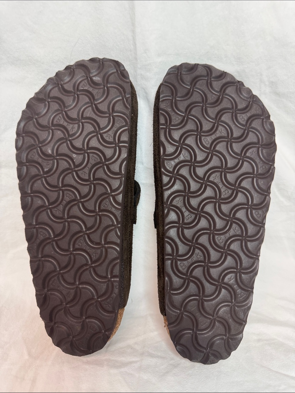 Women’s Birkenstock Suede Slip-On Clog in Dark Brown - Picture 4 of 4